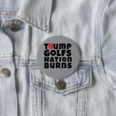 Badge Rond 7,6 Cm slogan de protestation anti-Trump (En situation)