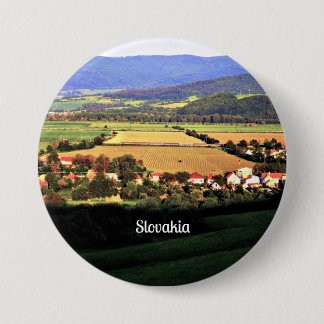 Badge Rond 7,6 Cm Slovakia