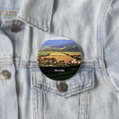 Badge Rond 7,6 Cm Slovaquie (En situation)