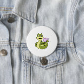 Badge Rond 7,6 Cm Snake with Cup (En situation)