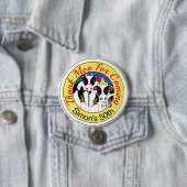 Badge Rond 7,6 Cm Soeurs de vache fête d'anniversaire (En situation)