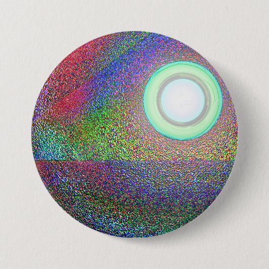 Badge Rond 7,6 Cm Soleil désert (Devant)