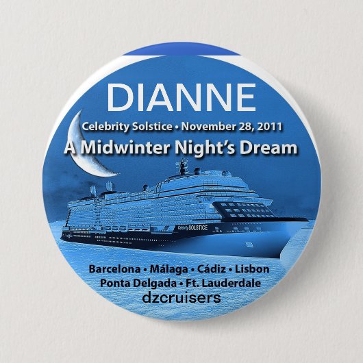 BADGE ROND 7,6 CM SOLSTICE LE 28 NOVEMBRE 2011 (Devant)