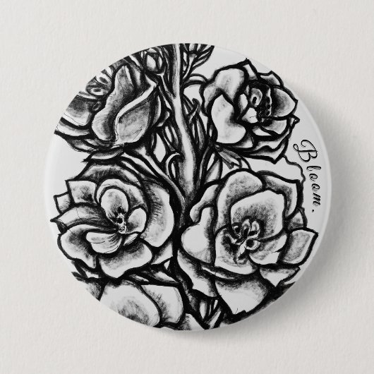 Badge Rond 7,6 Cm Solwhimsy Bloom Pin Collection 1 (Devant)