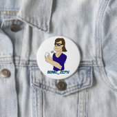Badge Rond 7,6 Cm Sonic_Zeph (En situation)