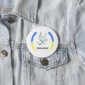 Badge Rond 7,6 Cm Soutien de l'Ukraine (En situation)