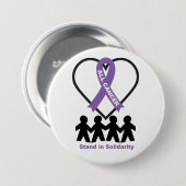 Badge Rond 7,6 Cm Soyez solidaire (Devant & derrière)