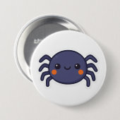 Badge Rond 7,6 Cm Spider (Devant & derrière)
