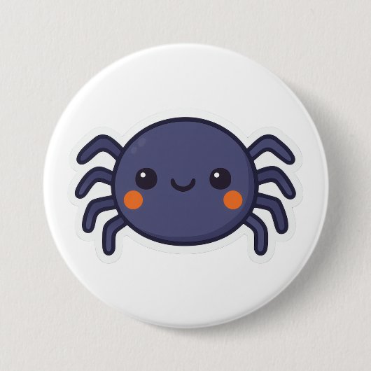 Badge Rond 7,6 Cm Spider (Devant)