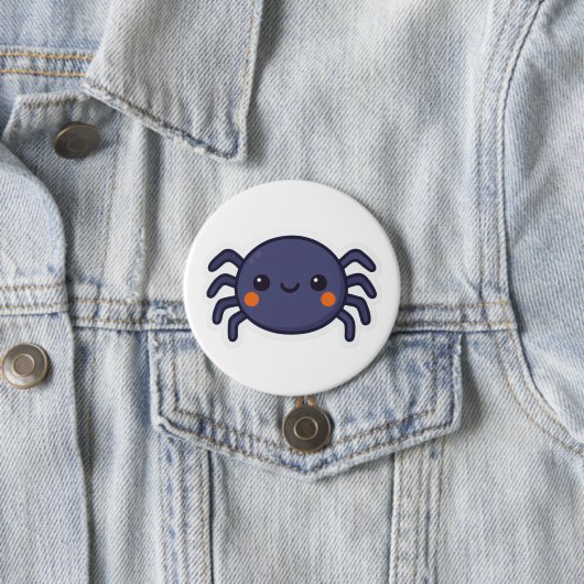 Badge Rond 7,6 Cm Spider (En situation)
