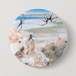 Badge Rond 7,6 Cm Spider City - Hangin Around