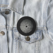 Badge Rond 7,6 Cm spore de champignons (En situation)