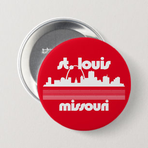 Badge Rond 7,6 Cm St. Louis Missouri