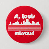 Badge Rond 7,6 Cm St. Louis Missouri (Devant)
