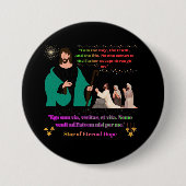 Badge Rond 7,6 Cm Star of Eternal Hope black (Devant)