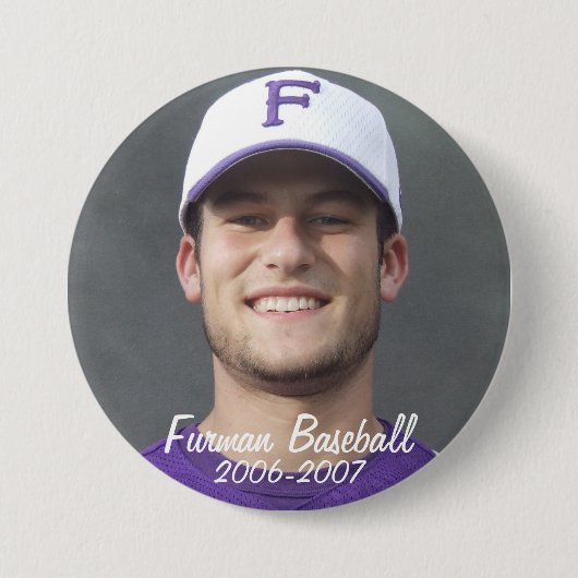 Badge Rond 7,6 Cm StembridgeW2007Mug, Furman Baseball, 2006-2007 (Devant)