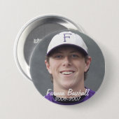 Badge Rond 7,6 Cm StembridgeW2007Mug, Furman Baseball, 2006-2007 (Devant & derrière)
