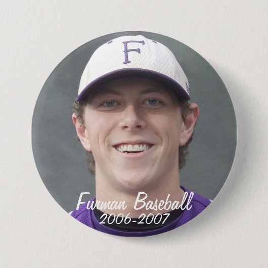 Badge Rond 7,6 Cm StembridgeW2007Mug, Furman Baseball, 2006-2007 (Devant)