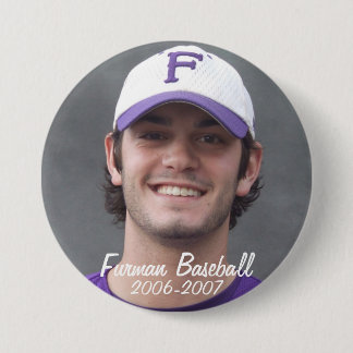 Badge Rond 7,6 Cm StembridgeW2007Mug, Furman Baseball, 2006-2007
