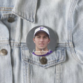 Badge Rond 7,6 Cm StembridgeW2007Mug, Furman Baseball, 2006-2007 (En situation)