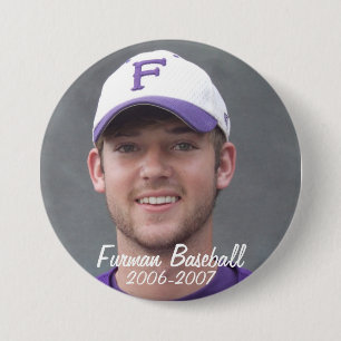 Badge Rond 7,6 Cm StembridgeW2007Mug, Furman Baseball, 2006-2007