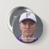 Badge Rond 7,6 Cm StembridgeW2007Mug, Furman Baseball, 2006-2007 (Devant & derrière)