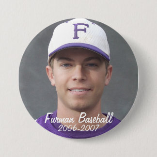 Badge Rond 7,6 Cm StembridgeW2007Mug, Furman Baseball, 2006-2007