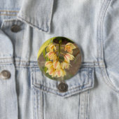 Badge Rond 7,6 Cm Sticker à fleurs d'orchidées (En situation)