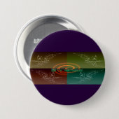 Badge Rond 7,6 Cm Stingray (Devant & derrière)