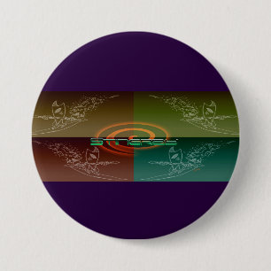 Badge Rond 7,6 Cm Stingray