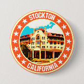 Badge Rond 7,6 Cm Stockton (Devant)