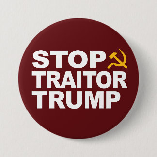 Badge Rond 7,6 Cm "Stop Trump Trump Trump" Pin