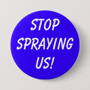 BADGE ROND 7,6 CM STOPSPRAYINGUS !