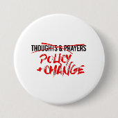 Badge Rond 7,6 Cm Stratégie et modification maintenant (Devant)