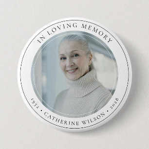 Badge Rond 7,6 Cm Stylish In Love Memory Photo
