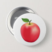 Badge Rond 7,6 Cm Sucré, pomme juteuse (Devant & derrière)