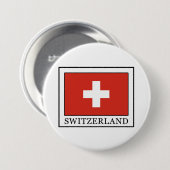 Badge Rond 7,6 Cm Suisse (Devant & derrière)