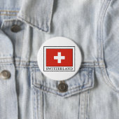 Badge Rond 7,6 Cm Suisse (En situation)
