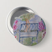 Badge Rond 7,6 Cm Summer Garden (Devant & derrière)