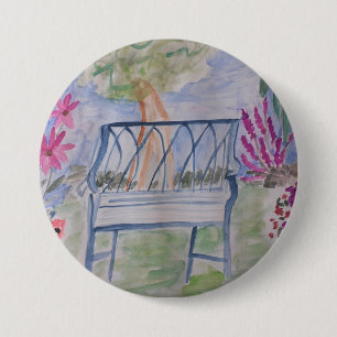 Badge Rond 7,6 Cm Summer Garden