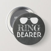 Badge Rond 7,6 Cm Sunglasses Ring Bearer Ring Security Wedding (Devant & derrière)