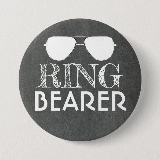 Badge Rond 7,6 Cm Sunglasses Ring Bearer Ring Security Wedding (Devant)
