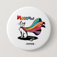 Super Cat Meeeow - Rainbow Cape Pride Cat