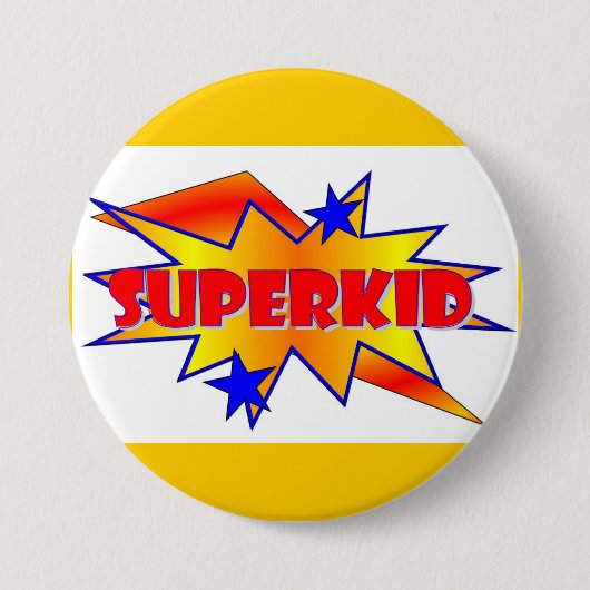 Badge Rond 7,6 Cm Superkid (Devant)