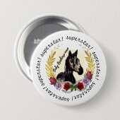 Badge Rond 7,6 Cm superstar cheval Button (Devant & derrière)