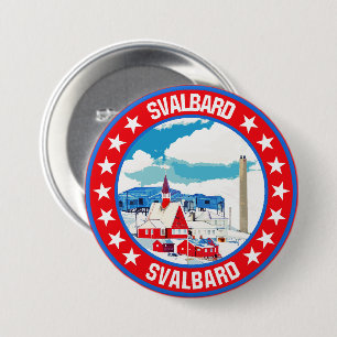 Badge Rond 7,6 Cm Svalbard