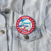 Badge Rond 7,6 Cm Svalbard (En situation)