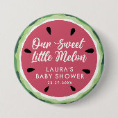 Badge Rond 7,6 Cm Sweet Watermelon Summer Melon Baby shower (Devant)