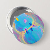 Badge Rond 7,6 Cm Synapse Pastel (Devant & derrière)