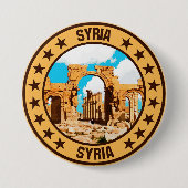 Badge Rond 7,6 Cm Syrie (Devant)